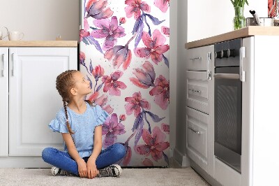 Magnetiskt kylskåpsöverdrag Pastellblommor