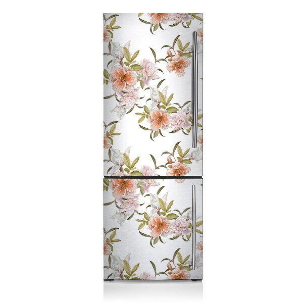 Magnetiskt kylskåpsöverdrag Vårblommor