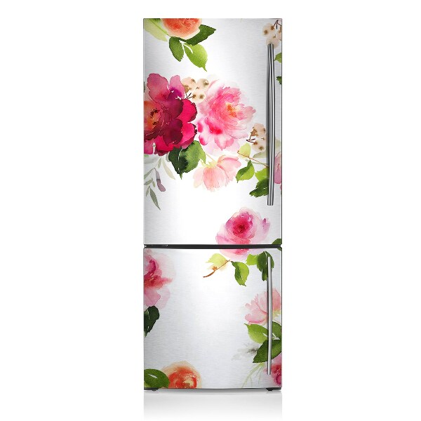 Magnetiskt kylskåpsöverdrag Vårblommor