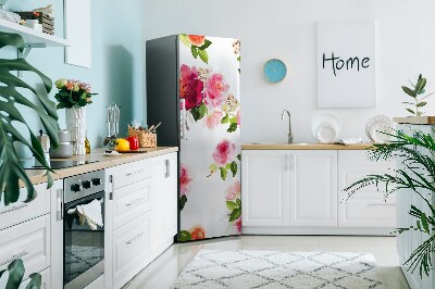 Magnetiskt kylskåpsöverdrag Vårblommor