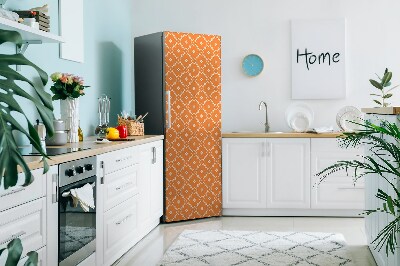 Magnetiskt kylskåp skydd Orange blommor