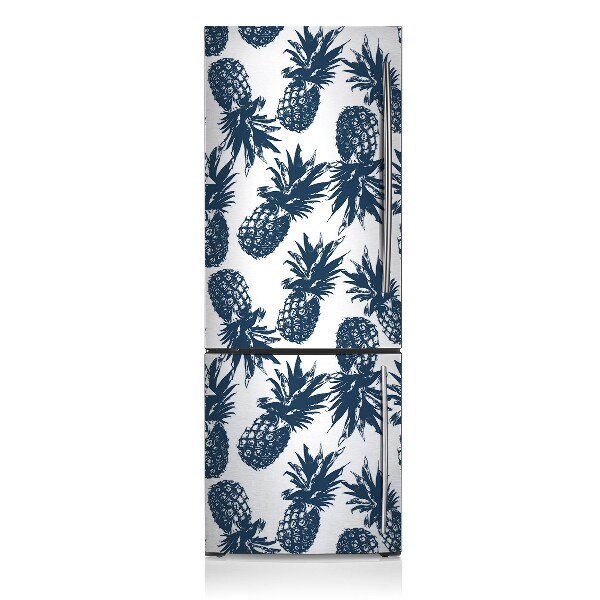 Magnetiskt kylskåpsöverdrag Grå ananas