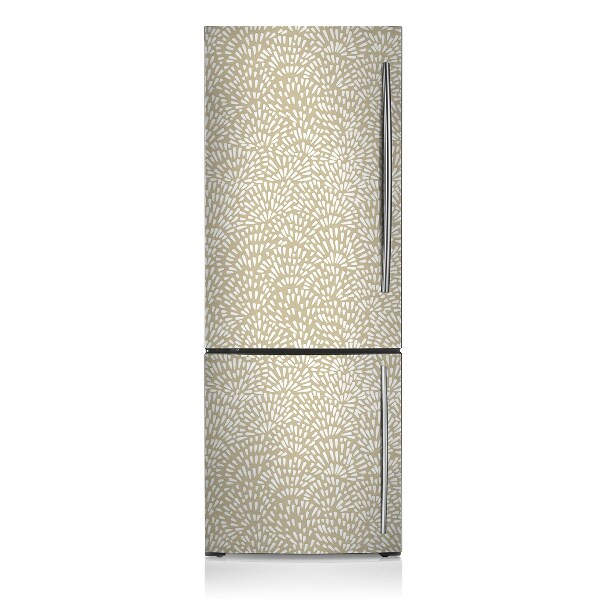Magnetiskt kylskåp skydd Beige boho-tårar