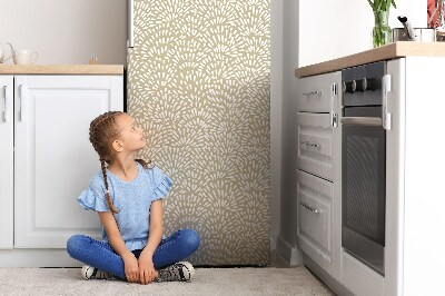 Magnetiskt kylskåp skydd Beige boho-tårar
