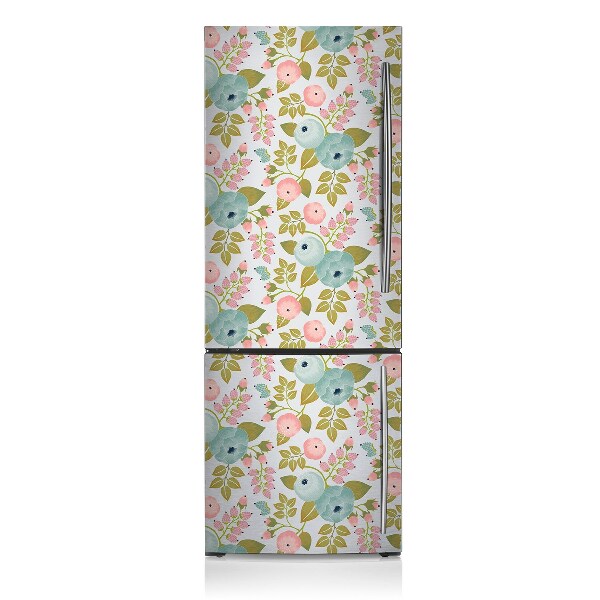 Magnetiskt kylskåp skydd Vårblommor