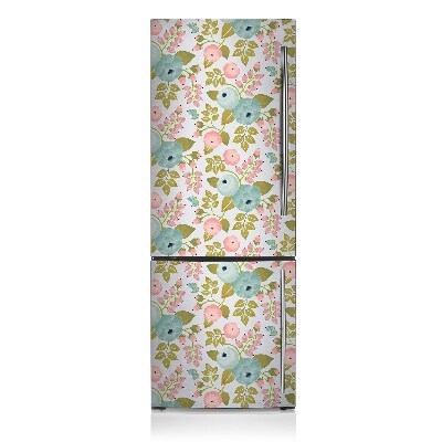 Magnetiskt kylskåp skydd Vårblommor
