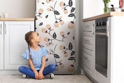 Magnetiskt kylskåp skydd Vårblommor