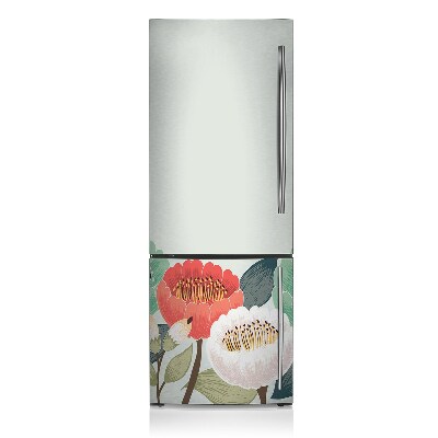 Magnetiskt kylskåpsöverdrag Vårblommor