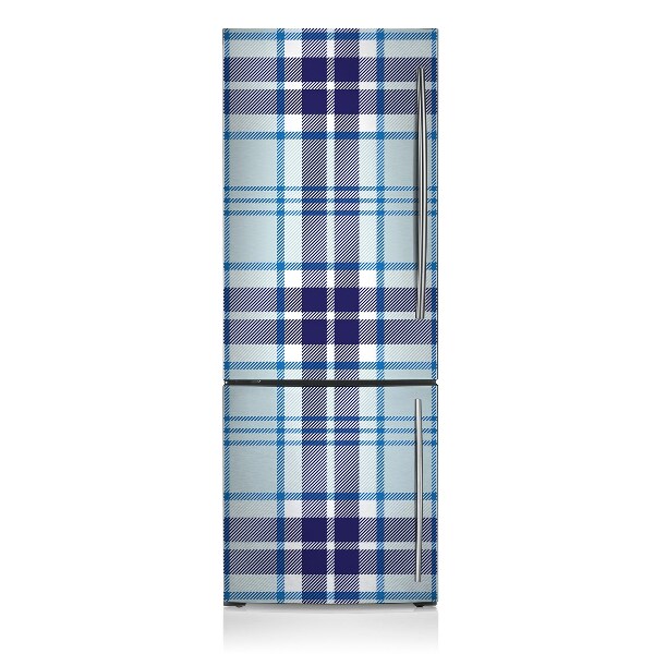 Magnetiskt kylskåp skydd Tartan pläd