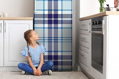 Magnetiskt kylskåp skydd Tartan pläd