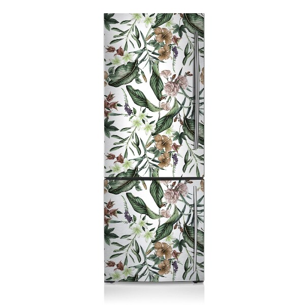 Magnetiskt kylskåpsöverdrag Vårblommor