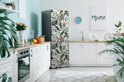 Magnetiskt kylskåpsöverdrag Vårblommor