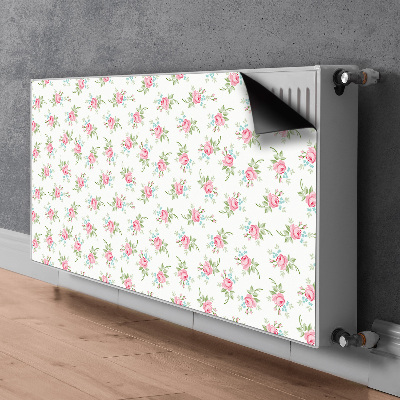 Magnetiskt radiatorskydd Små blommor