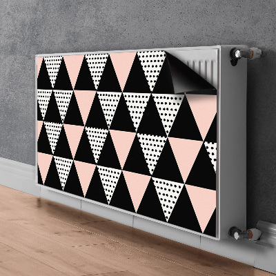 Magnetiskt radiatorskydd Geometriska trianglar