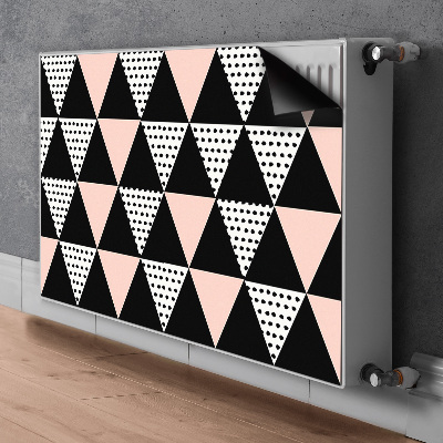 Magnetiskt radiatorskydd Geometriska trianglar