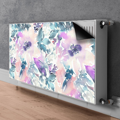 Magnetisk radiatorkåpa Blomsterträdgård