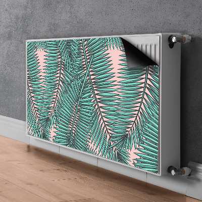 Magnetisk radiatorkåpa Exotiska blad