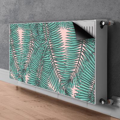 Magnetisk radiatorkåpa Exotiska blad