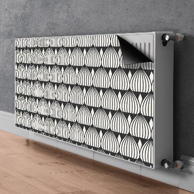 Magnetisk radiatorkåpa Retro mönster