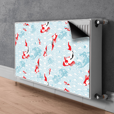 Magnetisk radiatorkåpa Koi karp