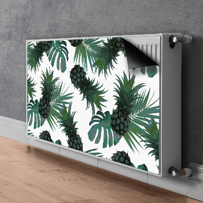 Magnetiskt radiatorskydd Gröna ananas