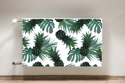 Magnetiskt radiatorskydd Gröna ananas