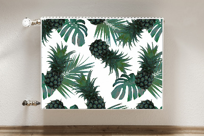 Magnetiskt radiatorskydd Gröna ananas