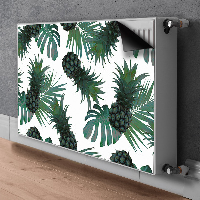 Magnetiskt radiatorskydd Gröna ananas