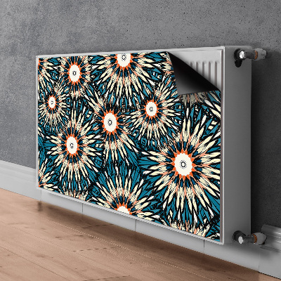 Magnetiskt radiatorskydd Vacker mandala