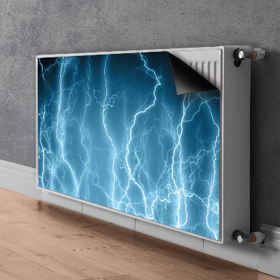 Magnetiskt radiatorskydd Blå blixtar