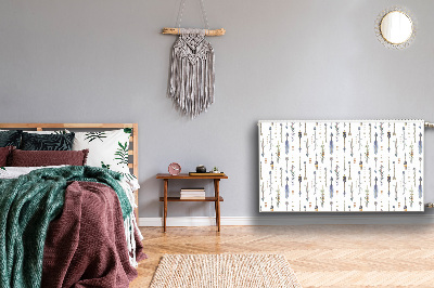 Magnetisk radiatorkåpa Boho pilar