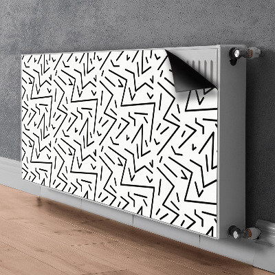 Magnetisk radiatorkåpa Memphis stil