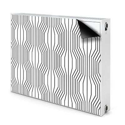 Magnetisk radiatorkåpa Geometrisk illusion