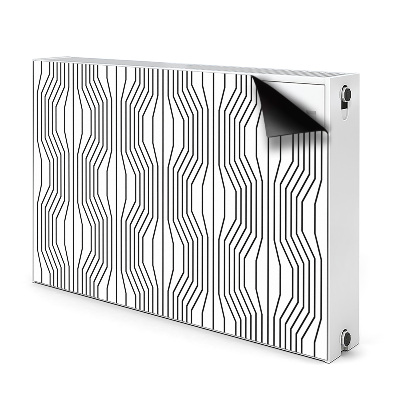 Magnetisk radiatorkåpa Geometrisk illusion