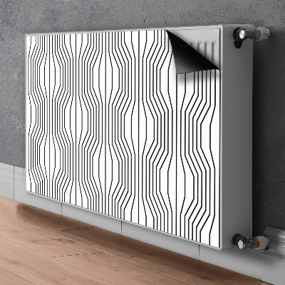 Magnetisk radiatorkåpa Geometrisk illusion