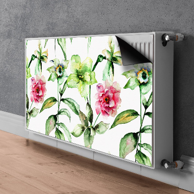 Magnetisk radiatorkåpa Vårblommor