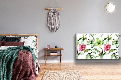 Magnetisk radiatorkåpa Vårblommor