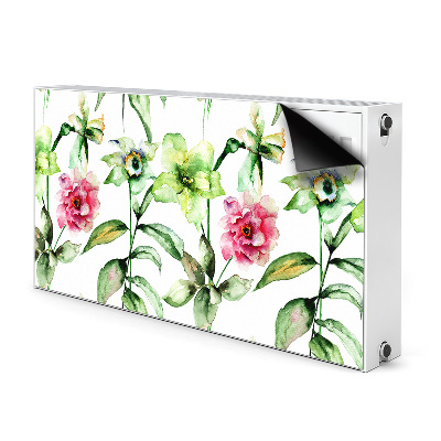 Magnetisk radiatorkåpa Vårblommor