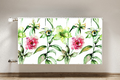 Magnetisk radiatorkåpa Vårblommor