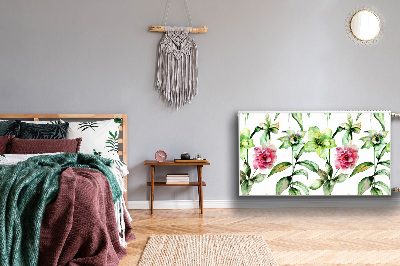 Magnetisk radiatorkåpa Vårblommor