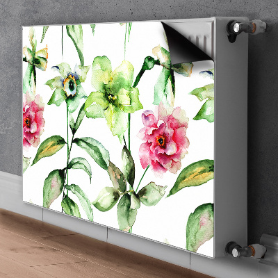 Magnetisk radiatorkåpa Vårblommor
