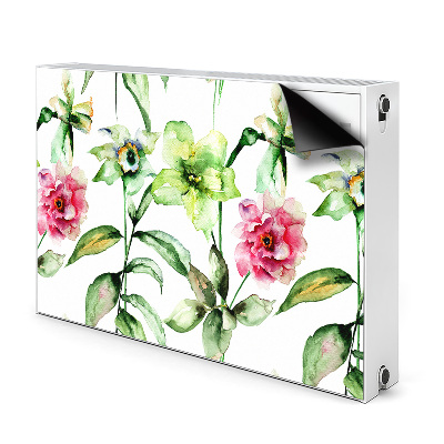 Magnetisk radiatorkåpa Vårblommor