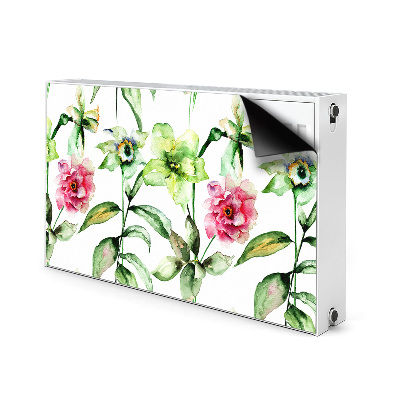 Magnetisk radiatorkåpa Vårblommor