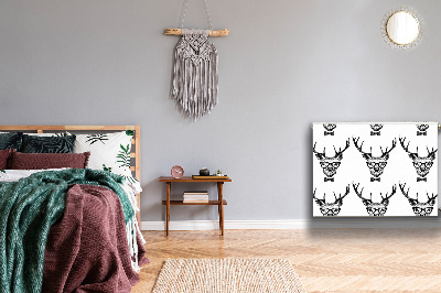 Magnetisk radiatorkåpa Rådjursteckning