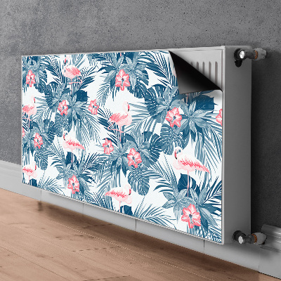 Magnetisk radiatorkåpa Tropiska fåglar