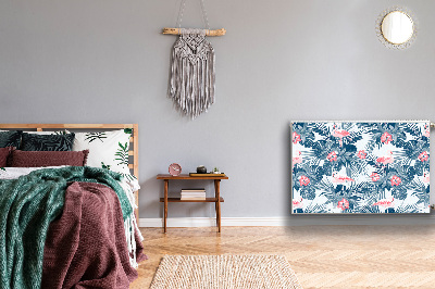Magnetisk radiatorkåpa Tropiska fåglar
