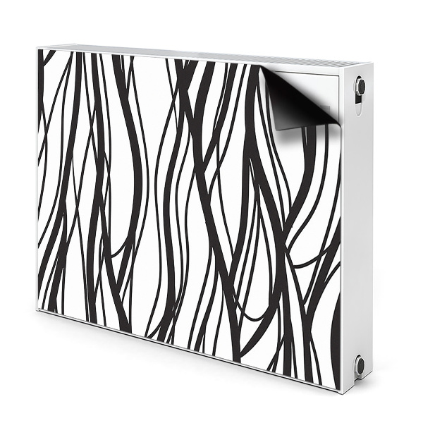 Magnetiskt radiatorskydd Vågiga linjer