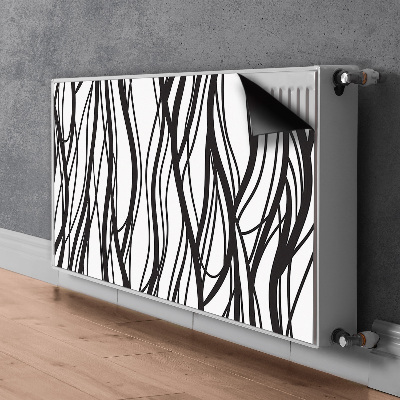 Magnetiskt radiatorskydd Vågiga linjer