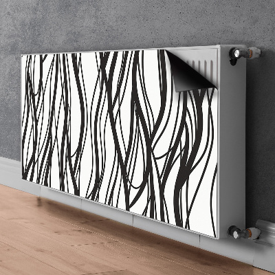 Magnetiskt radiatorskydd Vågiga linjer
