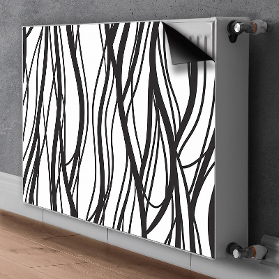 Magnetiskt radiatorskydd Vågiga linjer